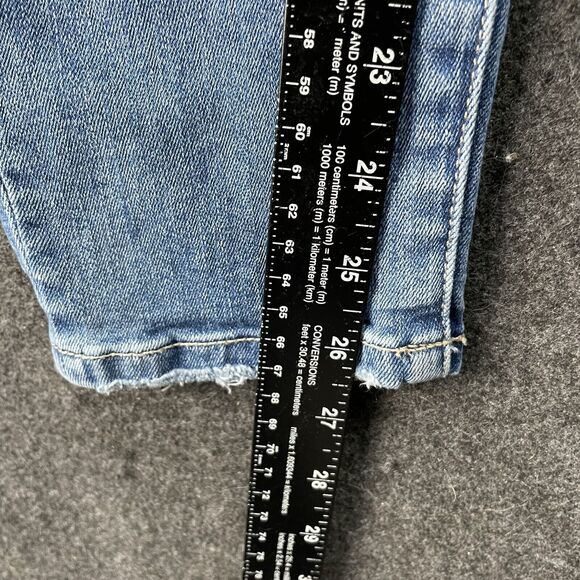 Current Elliot The Stiletto Jeans Women's 28 Blue Denim Skinny Destroyed Ankle - Picture 7 of 9